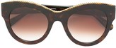 Thumbnail for your product : Stella Mccartney Eyewear 'Havana Oversized' sunglasses