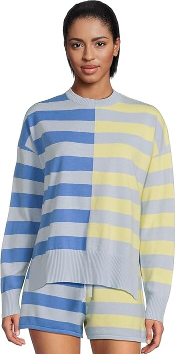 Beach Riot Callie Sweater Women's Sweater Marina Stripe Mix : XS, Acrylic/Cotton