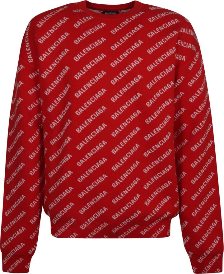 Balenciaga Men's Red Sweatshirts & Hoodies | ShopStyle