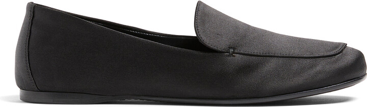 KHAITE Monroe Satin Loafers