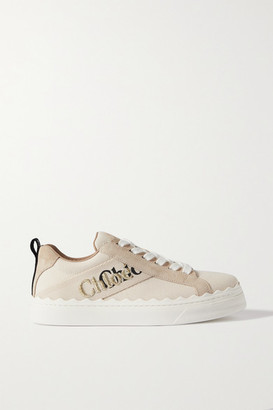 white chloe trainers