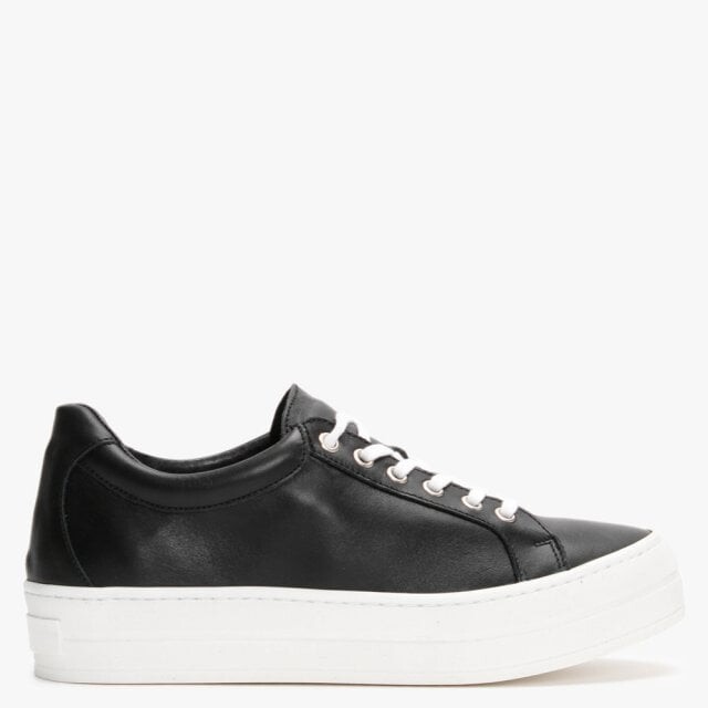all black flatform trainers