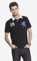 Thumbnail for your product : Express Woven Collar Extra Large Lion Pique Polo