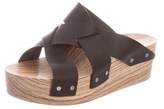 Thumbnail for your product : Proenza Schouler Leather Slide Sandals