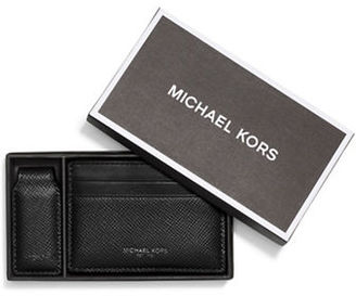 Michael Kors Card Case with Magnetic Money Clip Set