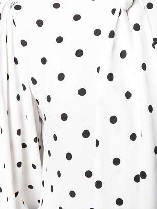 VIVETTA polka-dot long sleeve blouse