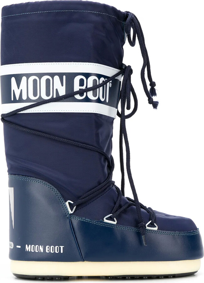 Moon Boot Logo Drawstring Boots