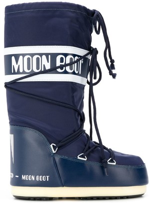 Moon Boot Logo Drawstring Boots