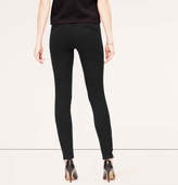 Thumbnail for your product : LOFT Faux Leather Stripe Ponte Pants in Marisa Fit