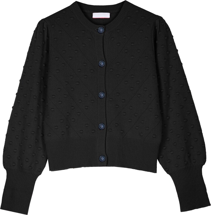 Cocoa Cashmere Melody Black Cardigan - ShopStyle
