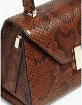 Thumbnail for your product : Valextra Python leather mini Iside tote