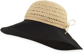 Thumbnail for your product : Helen Kaminski Kessy Raffia & Cotton Sun Hat
