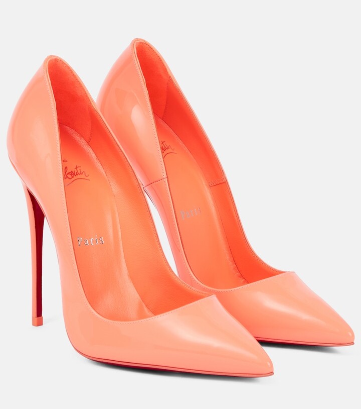 louboutin orange heels
