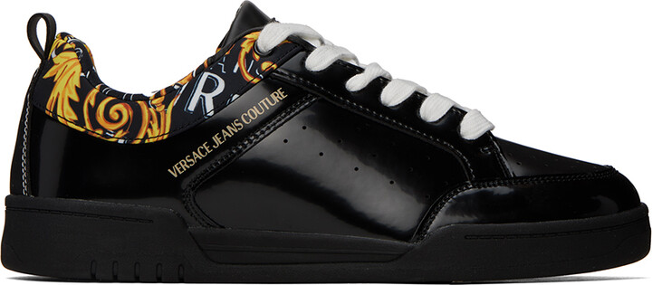 Versace Jeans Couture Black Brooklyn Sneakers - ShopStyle