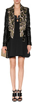 Thumbnail for your product : Just Cavalli Faux Leather/Animal Print Biker Jacket