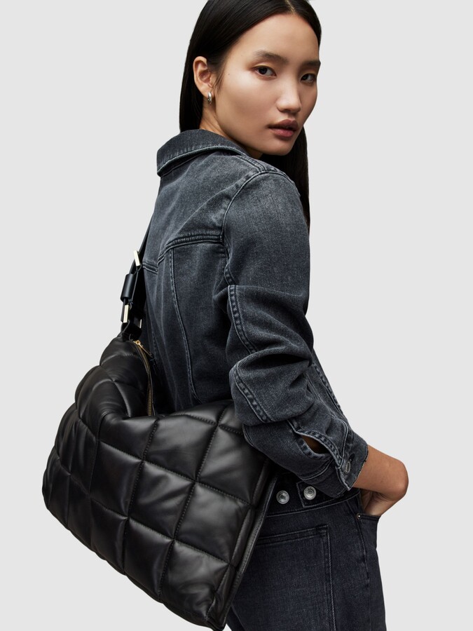 allsaints shoulder bolsa