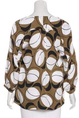 Diane von Furstenberg Silk Tunic Top