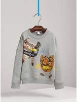 Thumbnail for your product : Burberry Creature Motif Cotton Sweatshirt