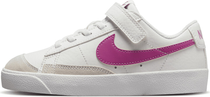 Nike Blazer Low '77 Little Kids' Shoes in White - ShopStyle