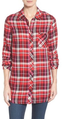 KUT from the Kloth Women's Collin Plaid Flannel Shirt