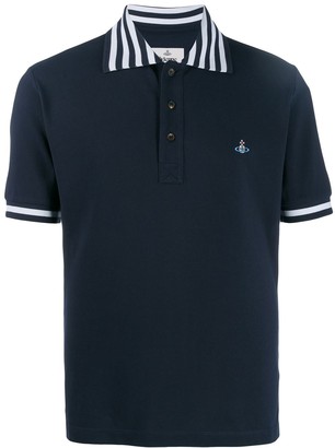 Vivienne Westwood Striped Trim Polo Shirt
