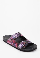 Thumbnail for your product : Forever 21 Floral Print Buckled Sandals