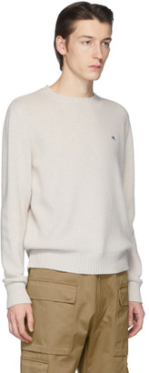 Etro Off-White Wool Crewneck Sweater