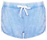 Thumbnail for your product : Topshop Washed seam panel runner shorts