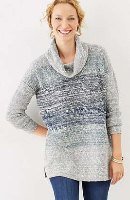 J. Jill Marled-Stripes Easy Pullover