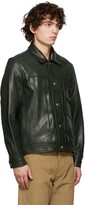 Thumbnail for your product : YMC Green MK2 Tanned Leather Jacket