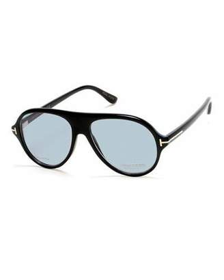 Tom Ford Tom N.1 Private Collection Real Horn Aviator Optical Frames, Black