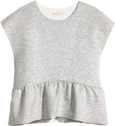 Thumbnail for your product : H&M Wide-cut Scuba-look Top - Light gray - Ladies
