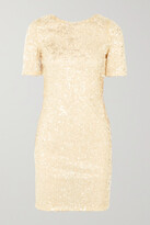 Thumbnail for your product : Galvan Sequined Georgette Mini Dress