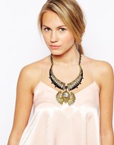 Thumbnail for your product : Liquorish Wings Statement Necklace