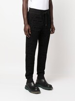 Thumbnail for your product : Versace Jeans Couture Monogram-Pattern Drawstring Track-Pants