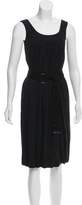 Thumbnail for your product : Akris Punto Pleated Sleeveless Dress