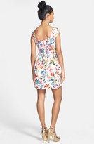 Thumbnail for your product : One Clothing Floral Print Fit & Flare Dress (Juniors)
