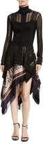 Thumbnail for your product : Roberto Cavalli Lynx-Print Asymmetric Silk Skirt