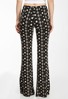 Thumbnail for your product : Forever 21 tribal print flared pants