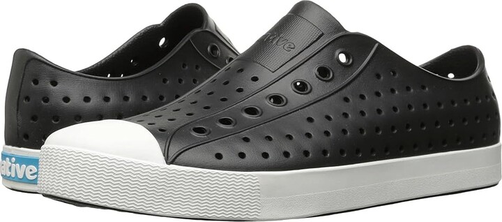 Native Jefferson Shoes Jiffy Black/Shell White : Men's 3 - Women's 5 Medium