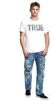 Thumbnail for your product : True Religion MENS DESTROYED SUPER T RICKY STRAIGHT JEAN W/ FLAP