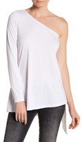 Thumbnail for your product : Willow & Clay One Shoulder Knit Blouse