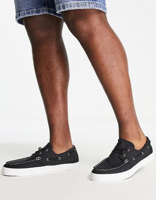 Timberland Union Wharf boat trainers in black - ShopStyle Activewear