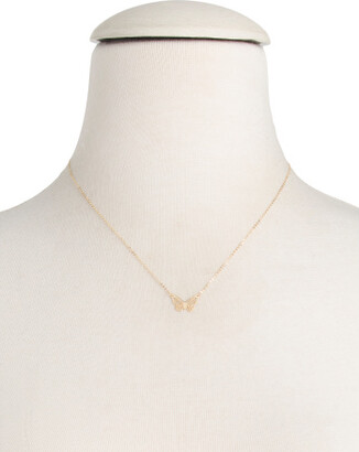TJMAXX 14K Gold Cut Out Butterfly Necklace For Women ShopStyle