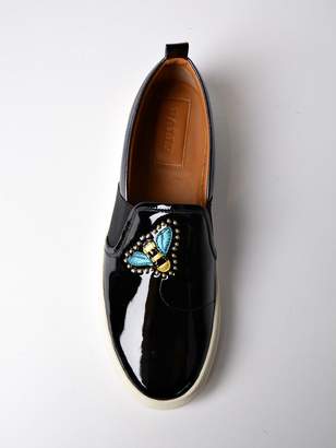 Bally Embroidered Slip-on Sneakers