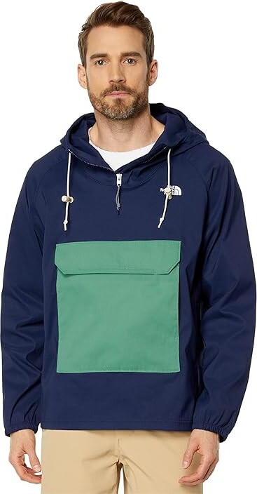 The North Face Class V Pullover (Summit Navy/Deep Grass Green) Men's  Clothing - ShopStyle Outerwear