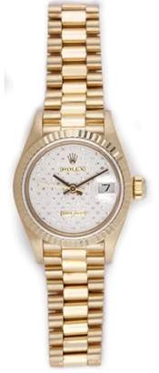 Rolex President 69178 18K Yellow Gold Pleiade Diamond Dial 26mm Womens Watch
