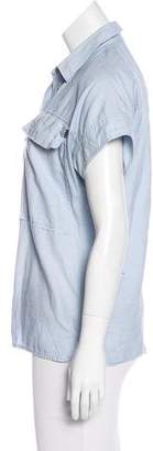 Jenni Kayne Short Sleeve Button-Up Top