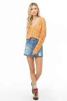 Thumbnail for your product : Forever 21 Cropped Ribbed Sweater