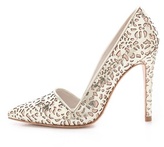 Thumbnail for your product : Alice + Olivia Dina Laser Cut Mirrored Pumps